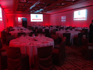 evento aziendale fornitura luci e video 
