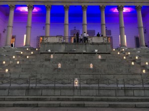 Noleggio service luci per evento arena civica milano 